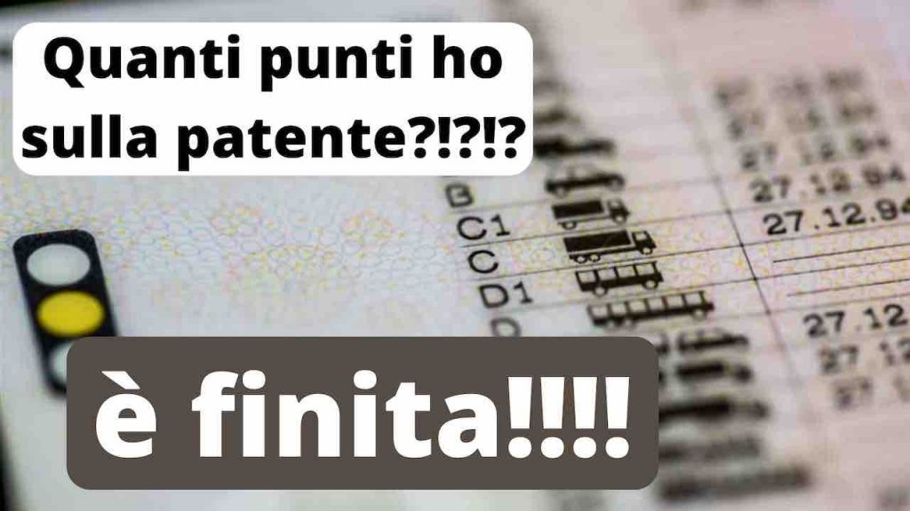 Punti patente, se ne hai perso qualcuno “puoi acquistarli”: c’è un metodo legale, veloce e costa pochissimo