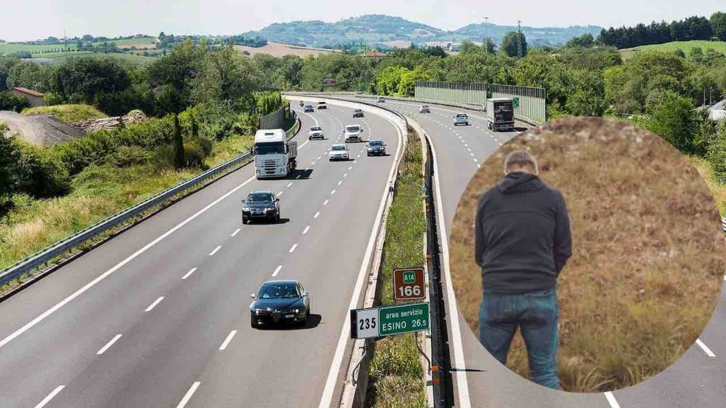 Urinare in autostrada non è “conveniente”. Multa salata fino a diecimila euro