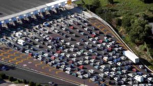 Blocco autostrada.