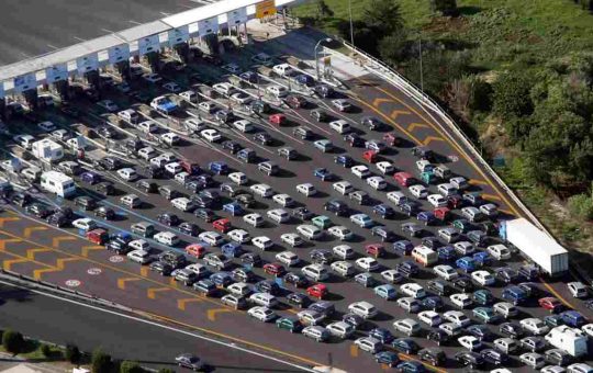 Blocco autostrada.