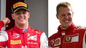 Mick ed il padre Michael Schumacher