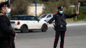 Posto di blocco, Carabinieri