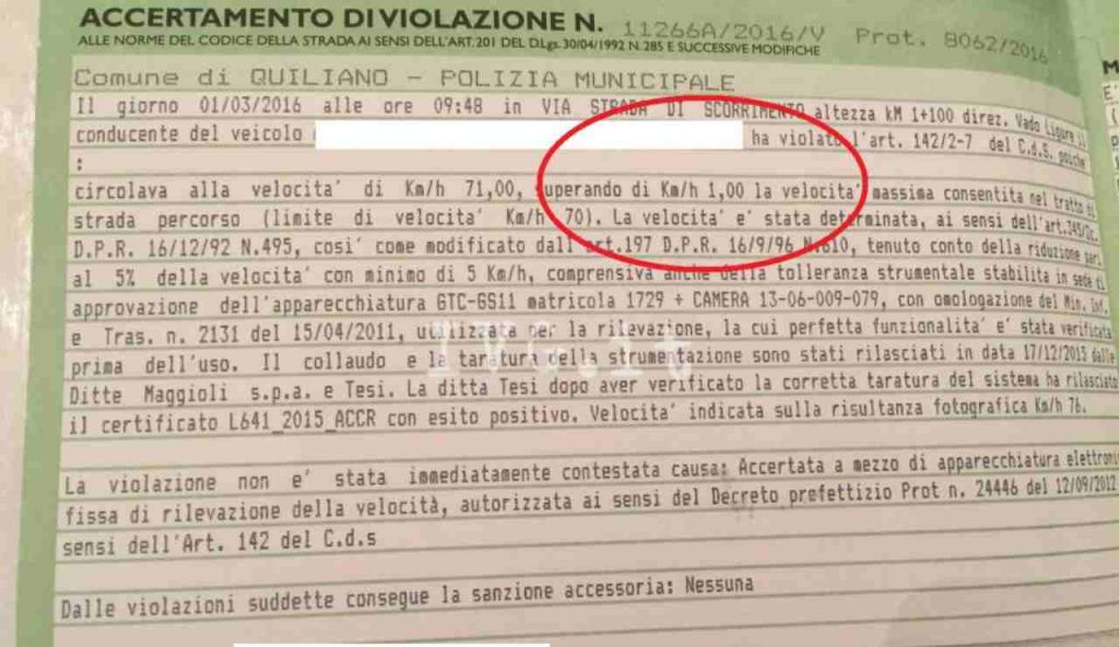 4340€ di multa, non ti azzardare a circolare con questa andatura: raffiche di multe a tutti