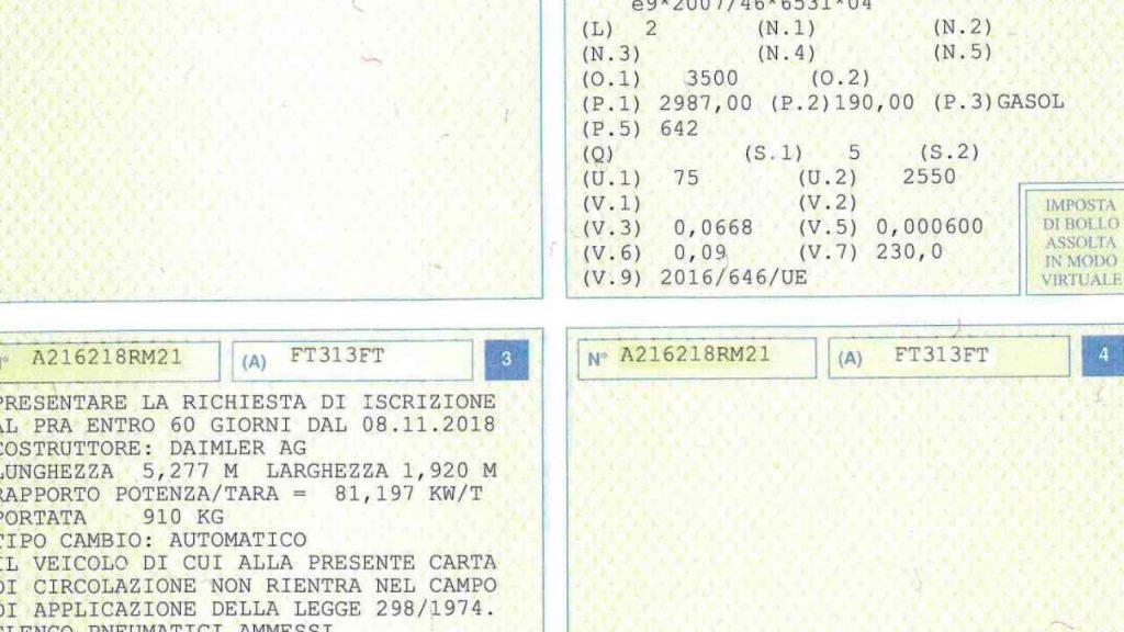 Libretto di circolazione, se non c’è questa voce sei rovinato: la multa è una mazzata