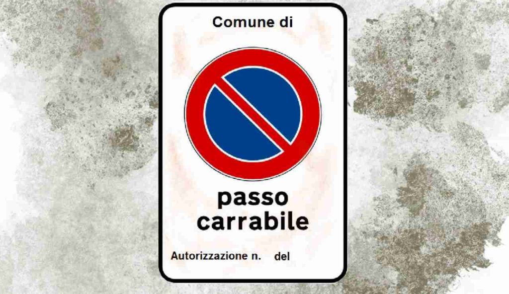 Passo carrabile, in questo caso nessuno può dirti nulla: parcheggia tranquillamente