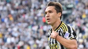 Federico Chiesa con la maglia della Juventus - fonte Ansa Foto - solomotori.it