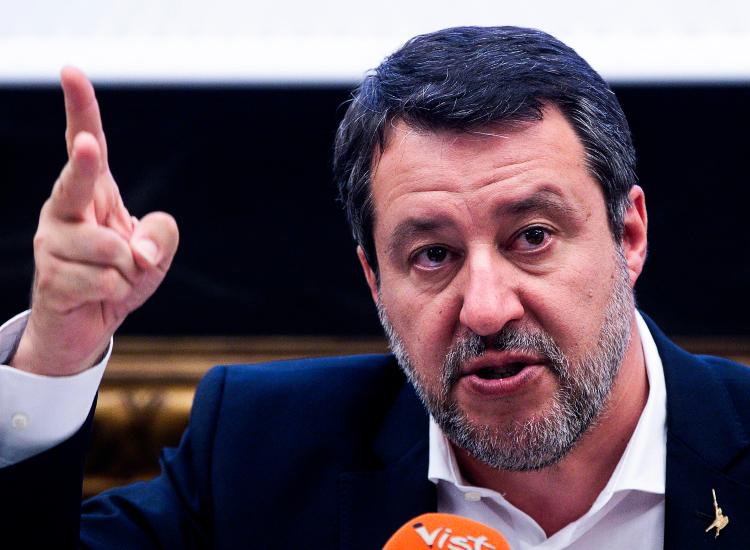 Matteo Salvini, il ministro dei trasporti - fonte Ansa Foto - solomotori.it