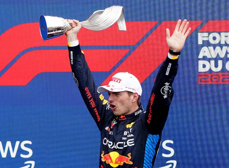 Max Verstappen ha battuto il record di Schumacher - fonte Ansa Foto - solomotori.it