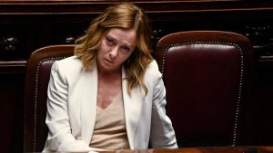 La presidente del consiglio Giorgia Meloni - fonte Ansa Foto - solomotori.it