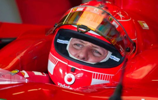 Schumacher a bordo della Ferrari - Fonte Depositphotos -solomotori.it